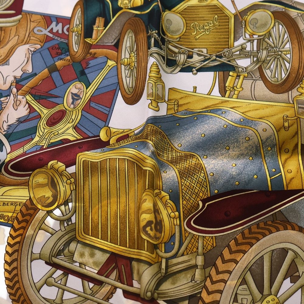 HERMES/エルメス カレ90 オートモービル シルク スカーフ h_018 HERMES/エルメス カレ90 オートモービル シルク スカーフ h_018 - メルカリ