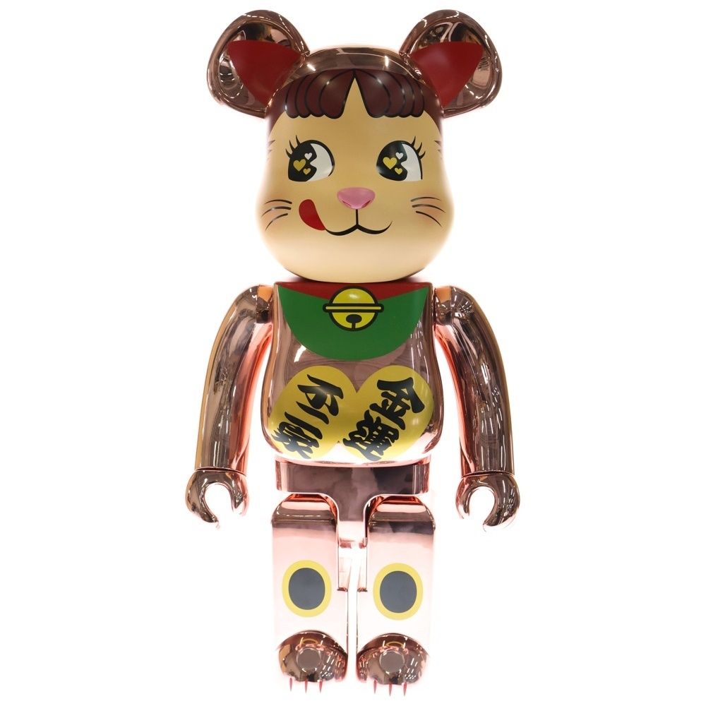 MEDICOM TOY (メディコムトイ) BE@RBRICK 招き猫 ペコちゃん 金運