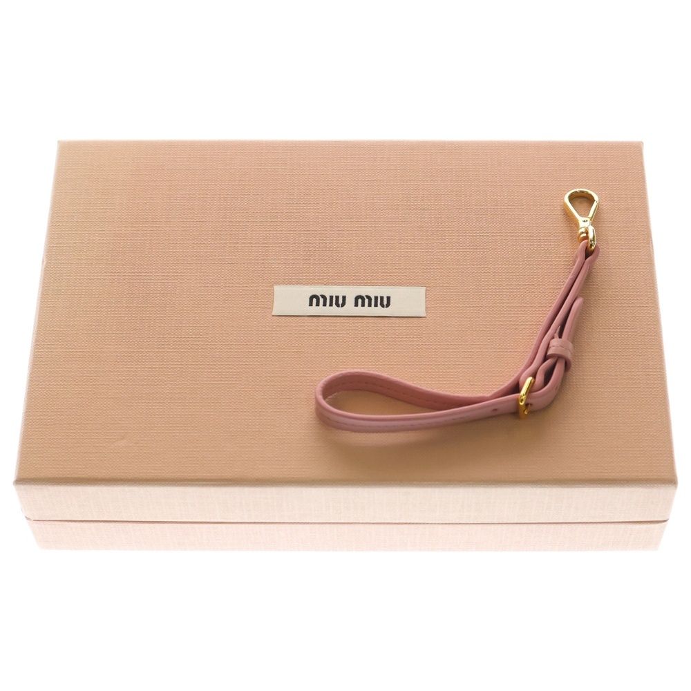ミュウミュウ　マドラス　ラブレター MIU MIU ピンク　ポーチ ミュウミュウ マドラス ラブレター MIU MIU ピンク ポーチ