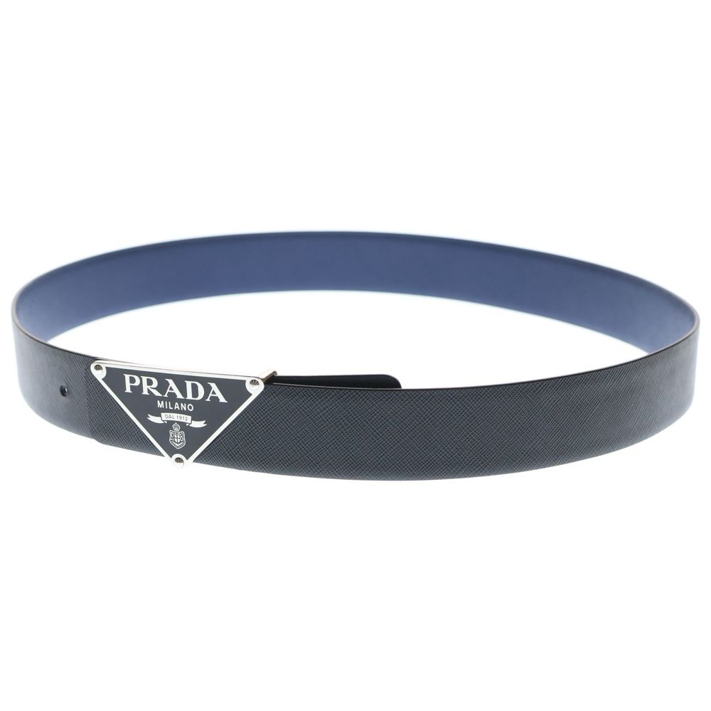 PRADA (プラダ) サフィアーノレザー トライアングルロゴプレート