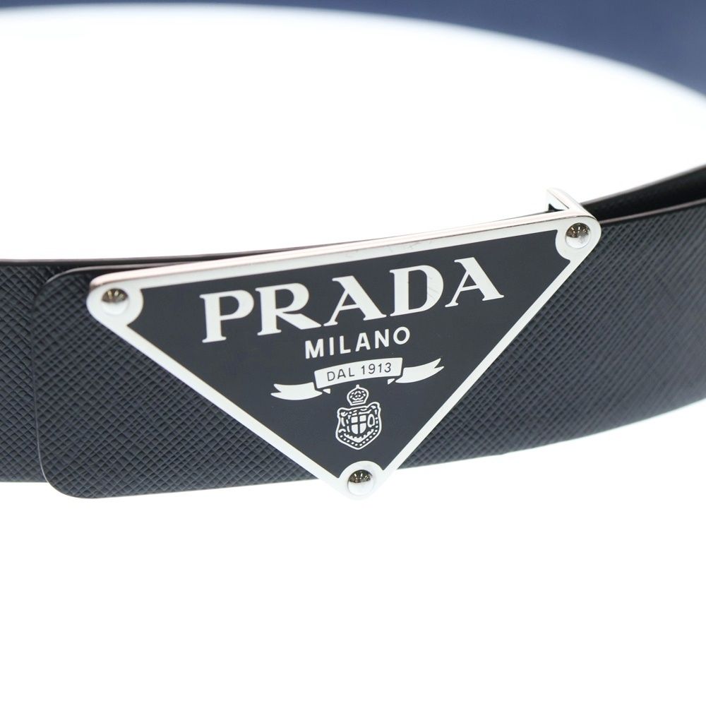 PRADA (プラダ) サフィアーノレザー トライアングルロゴプレート