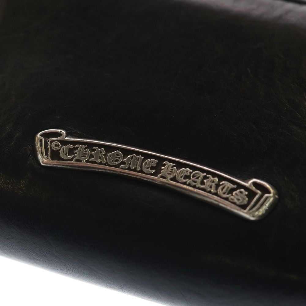 CHROME HEARTS (クロムハーツ) COIN CASE ダガーラウンドジップレザー
