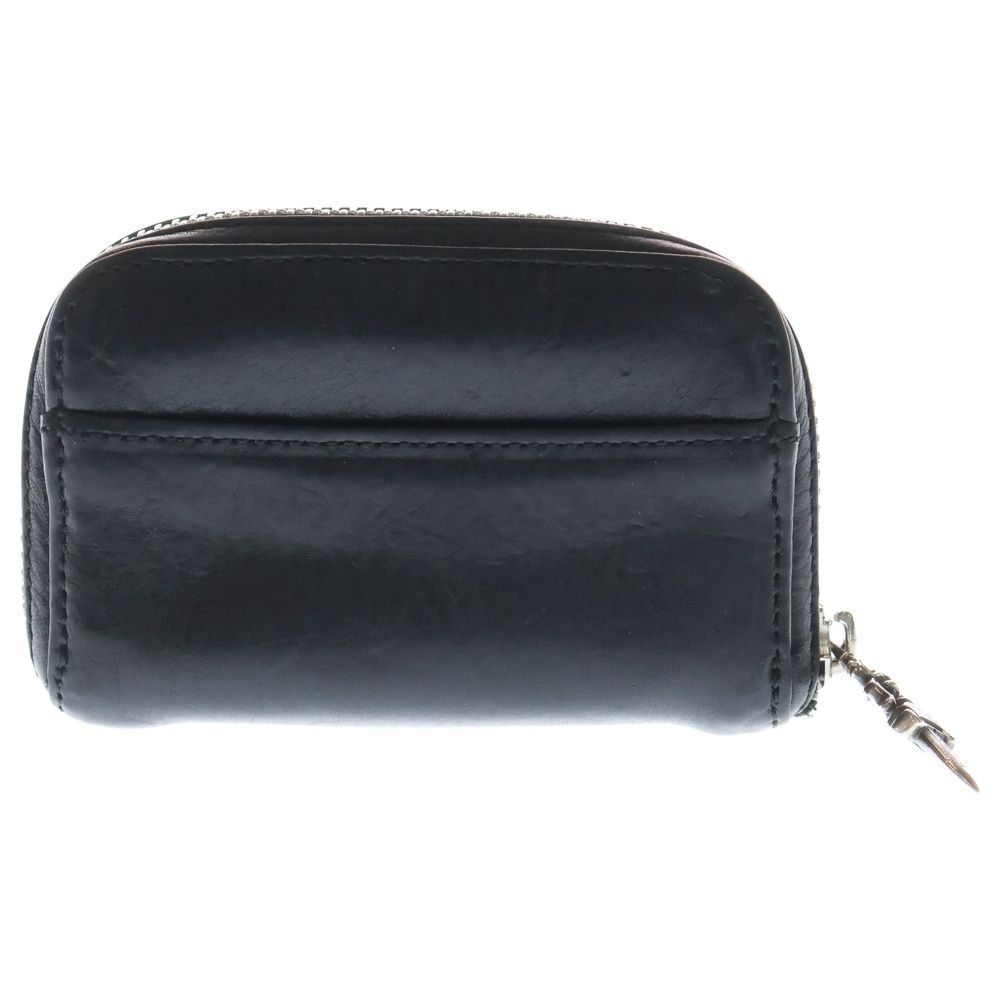 CHROME HEARTS (クロムハーツ) COIN CASE ダガーラウンドジップレザー
