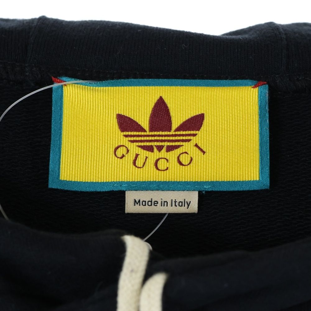 GUCCI (グッチ) ×adidas アディダス トレフォイル ロゴプリント プル