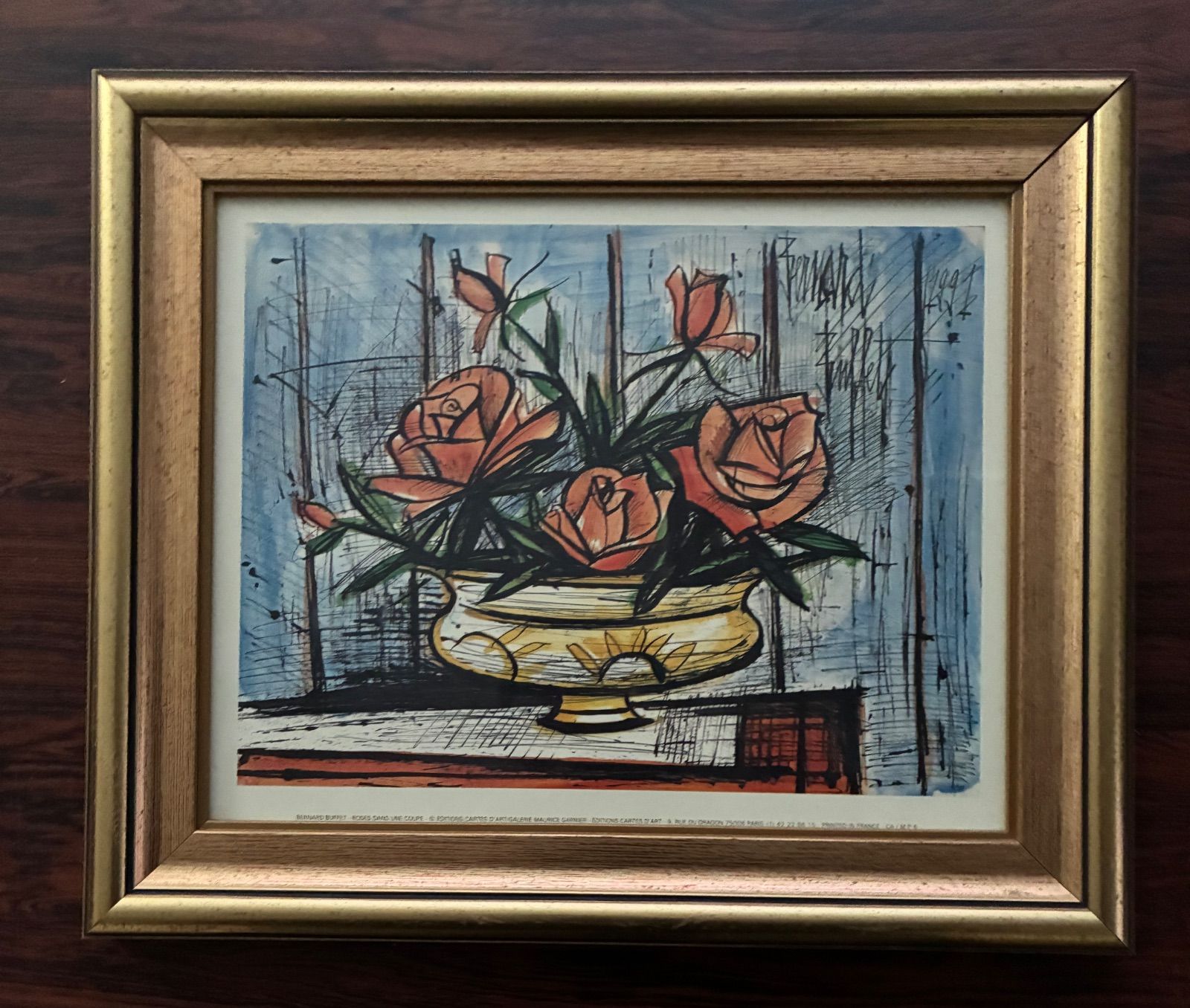 ベルナール ビュッフェ　【平安神宮】48/80 直筆サイン 絵画 リトグラフ ベルナール ビュッフェ 【平安神宮】48/80 直筆サイン 絵画 リトグラフ