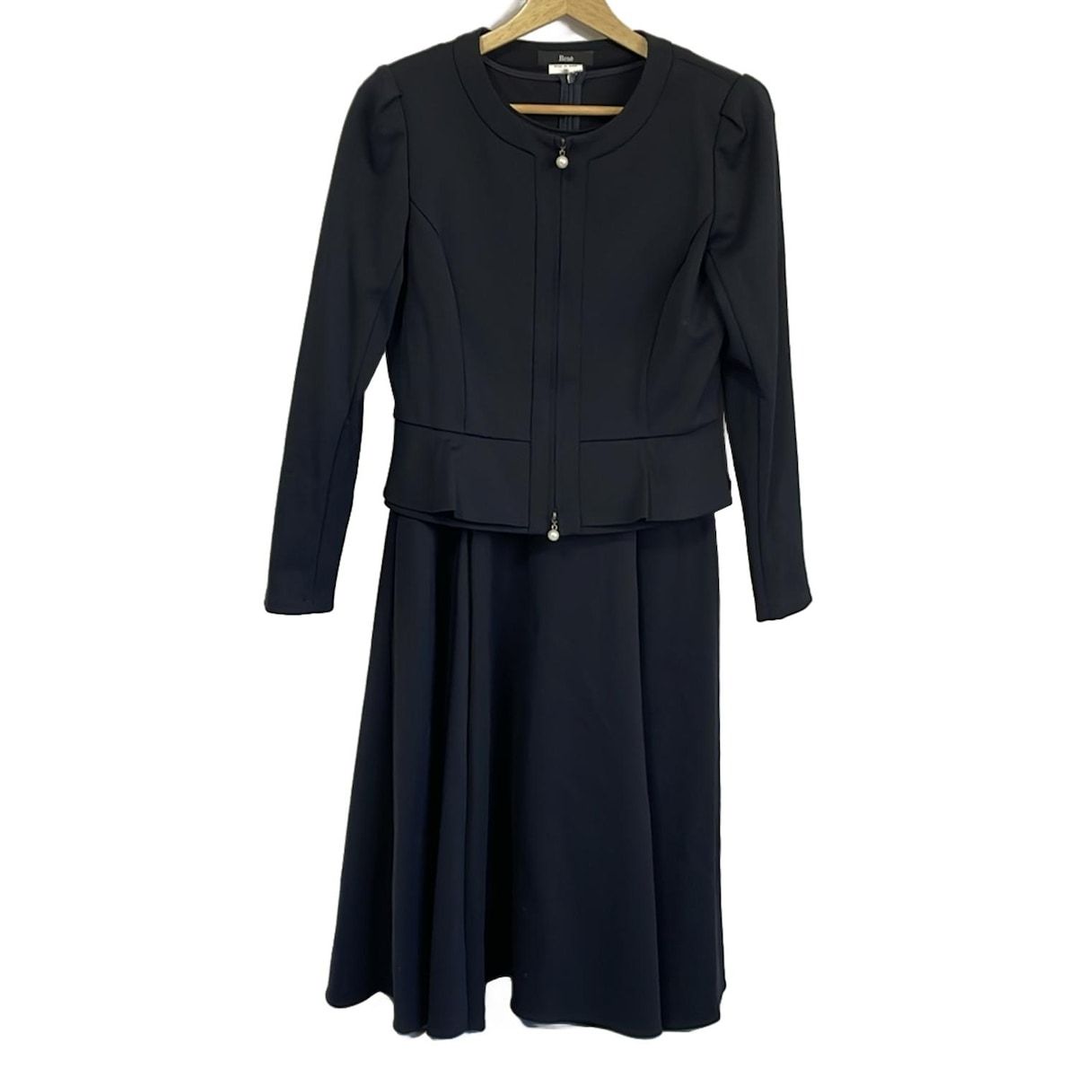 Rene(ルネ) ワンピースセットアップ レディース美品 黒 肩パッド