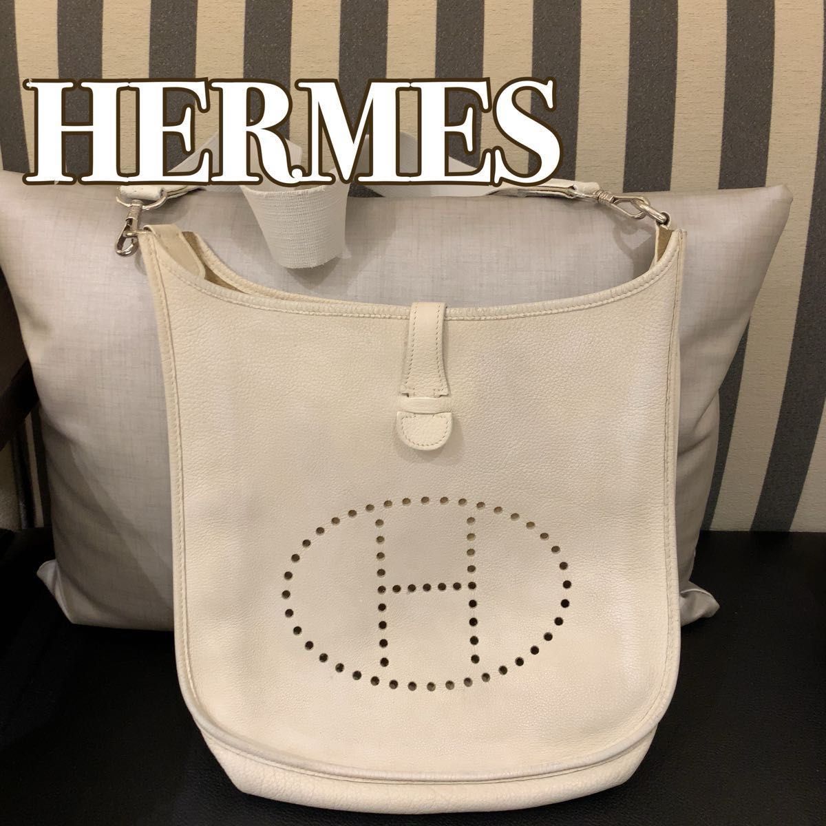 ◎本物 美品 HERMES エブリン アン GMサイズ □E刻印 ショルダーバッグ