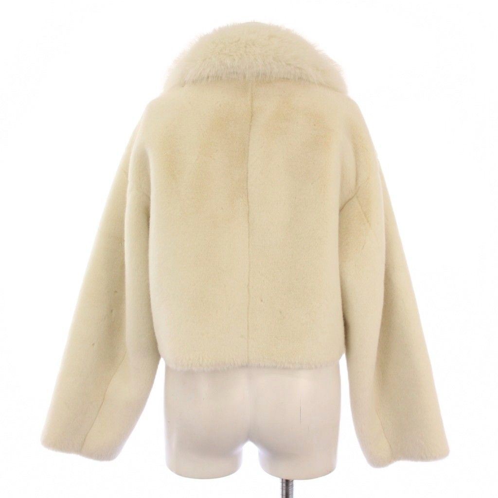 エイミーイストワール eimy istoire フェイクファーコンビジャケット S