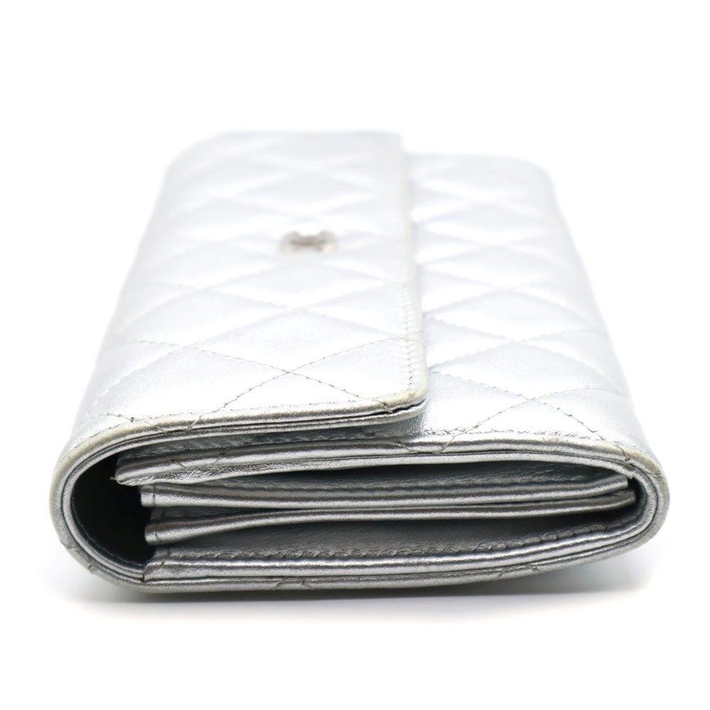 CHANEL (シャネル) ココマーク マトラッセ ラムスキン レザー ロング