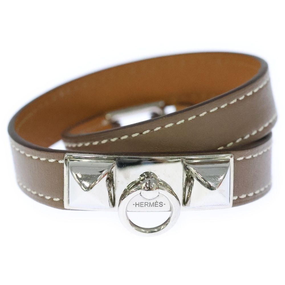 HERMES (エルメス) リヴァル ドゥブルトゥール ブレスレット メドール