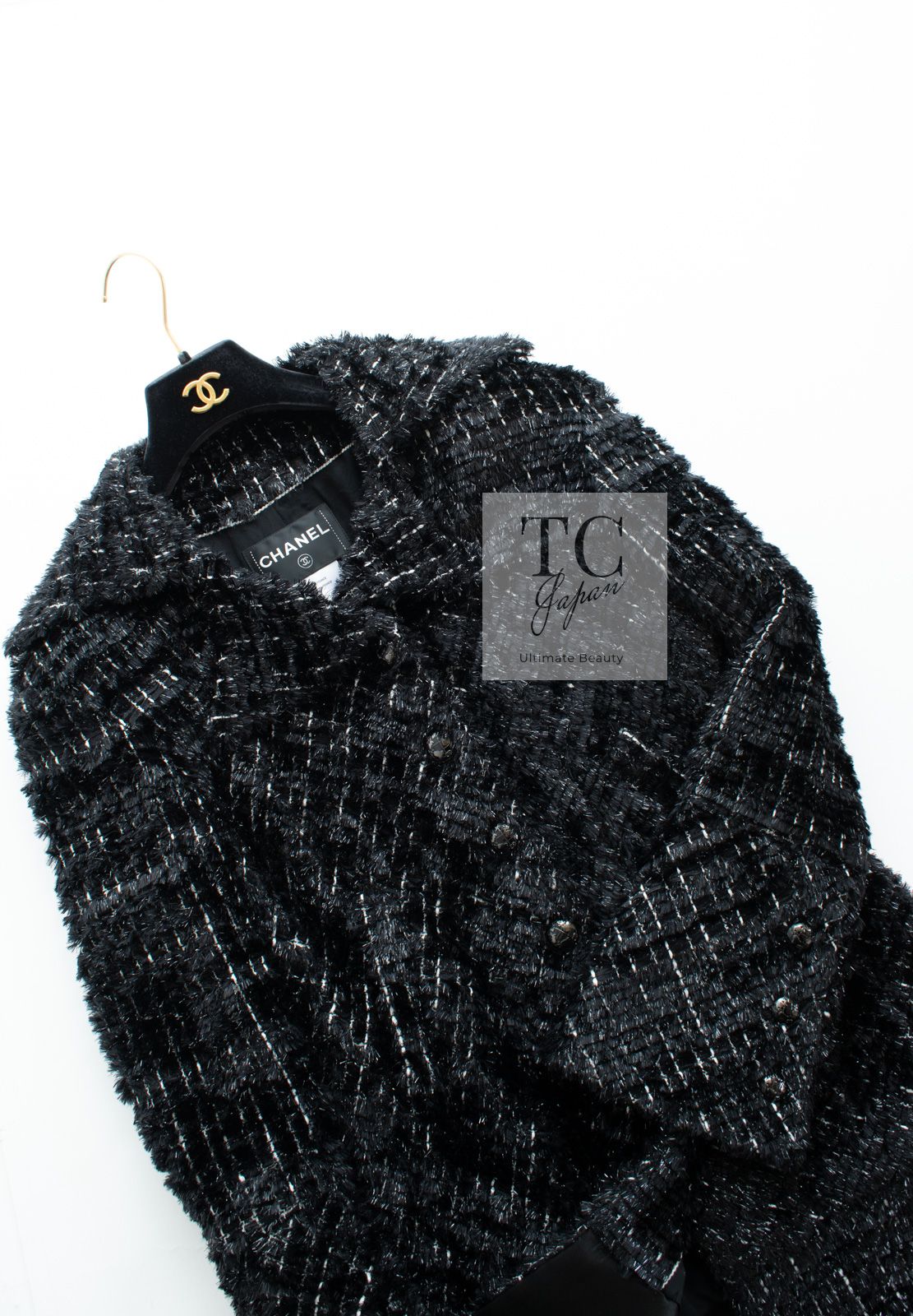 定価100万以上 シャネル CHANEL ツイードコート ラガーフェルド 38 定価100万以上 シャネル CHANEL ツイードコート ラガーフェルド 38