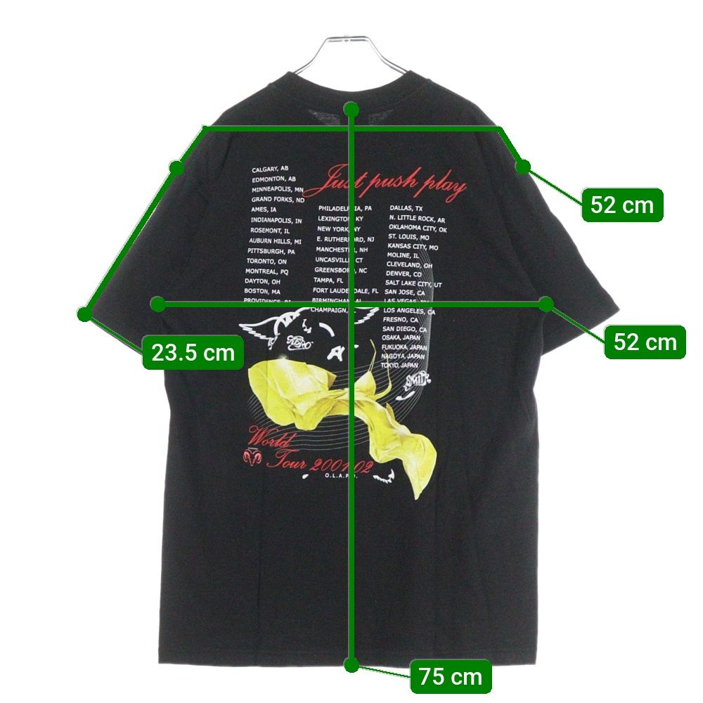 VINTAGE (ヴィンテージ) 00s AERO SMITH 2001 JUST PUSH PLAY TOUR