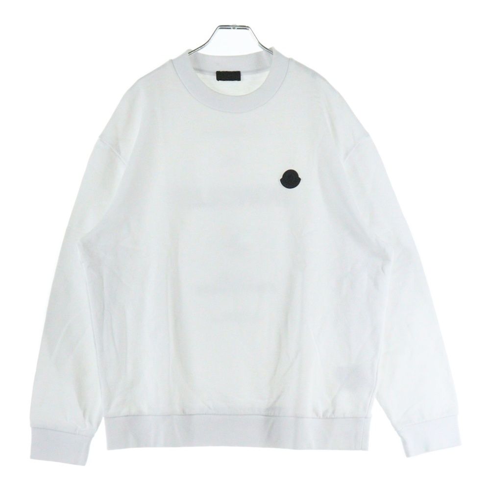 MONCLER (モンクレール) SWEATSHIRT リフレクター ロゴプリント クルー