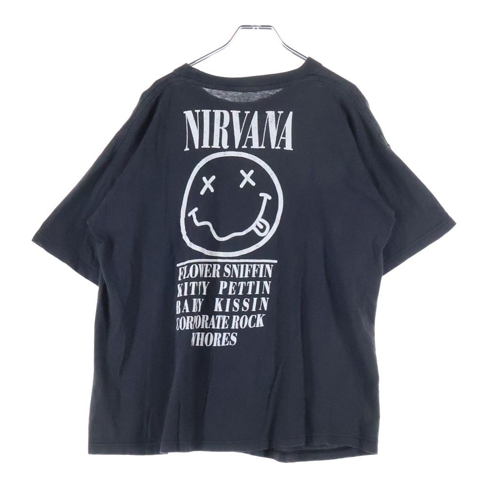 VINTAGE (ヴィンテージ) 90s NIRVANA KURT COBAIN Big Face Smile Tee