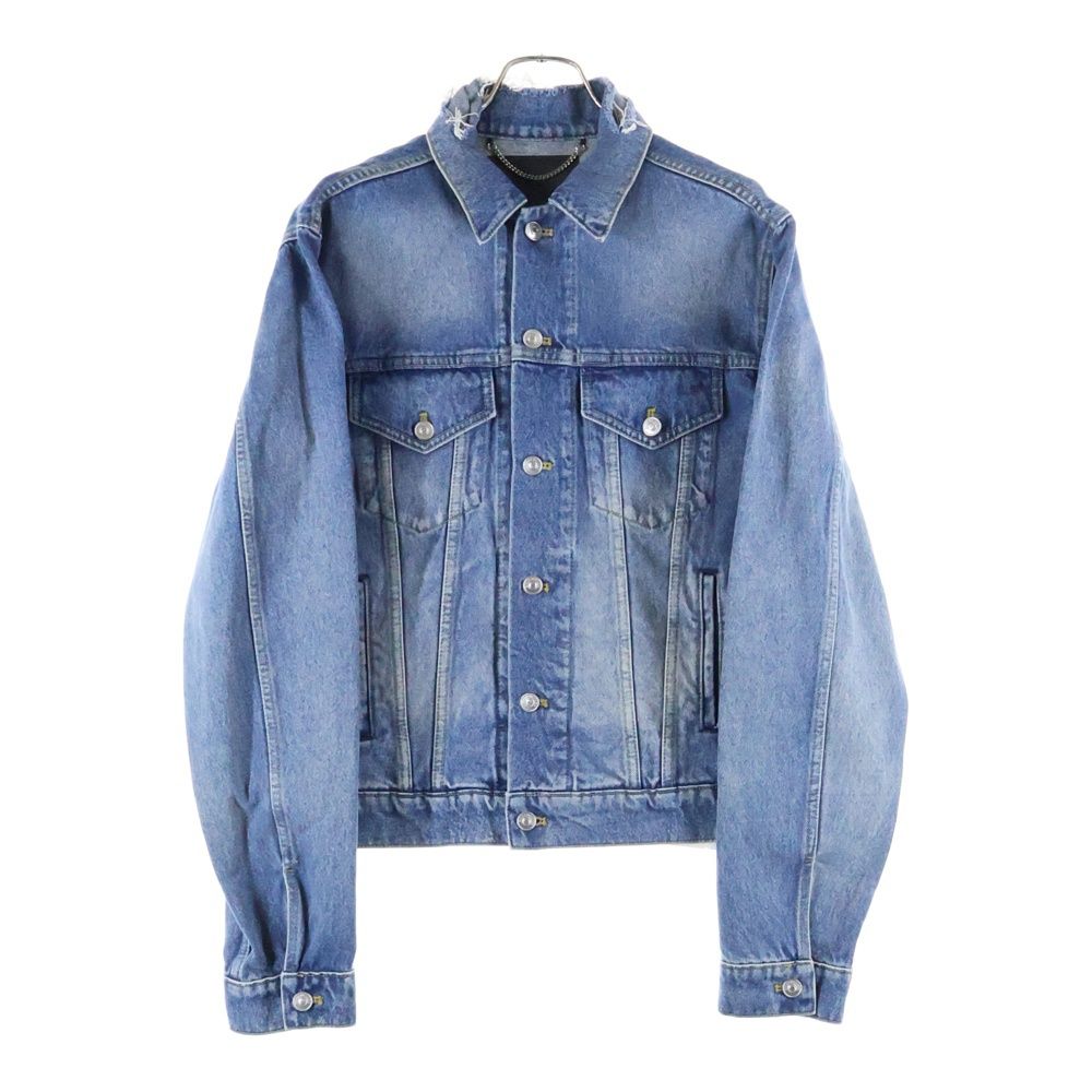 BALENCIAGA (バレンシアガ) ダメージ加工 バックキャンペーンロゴ刺繍