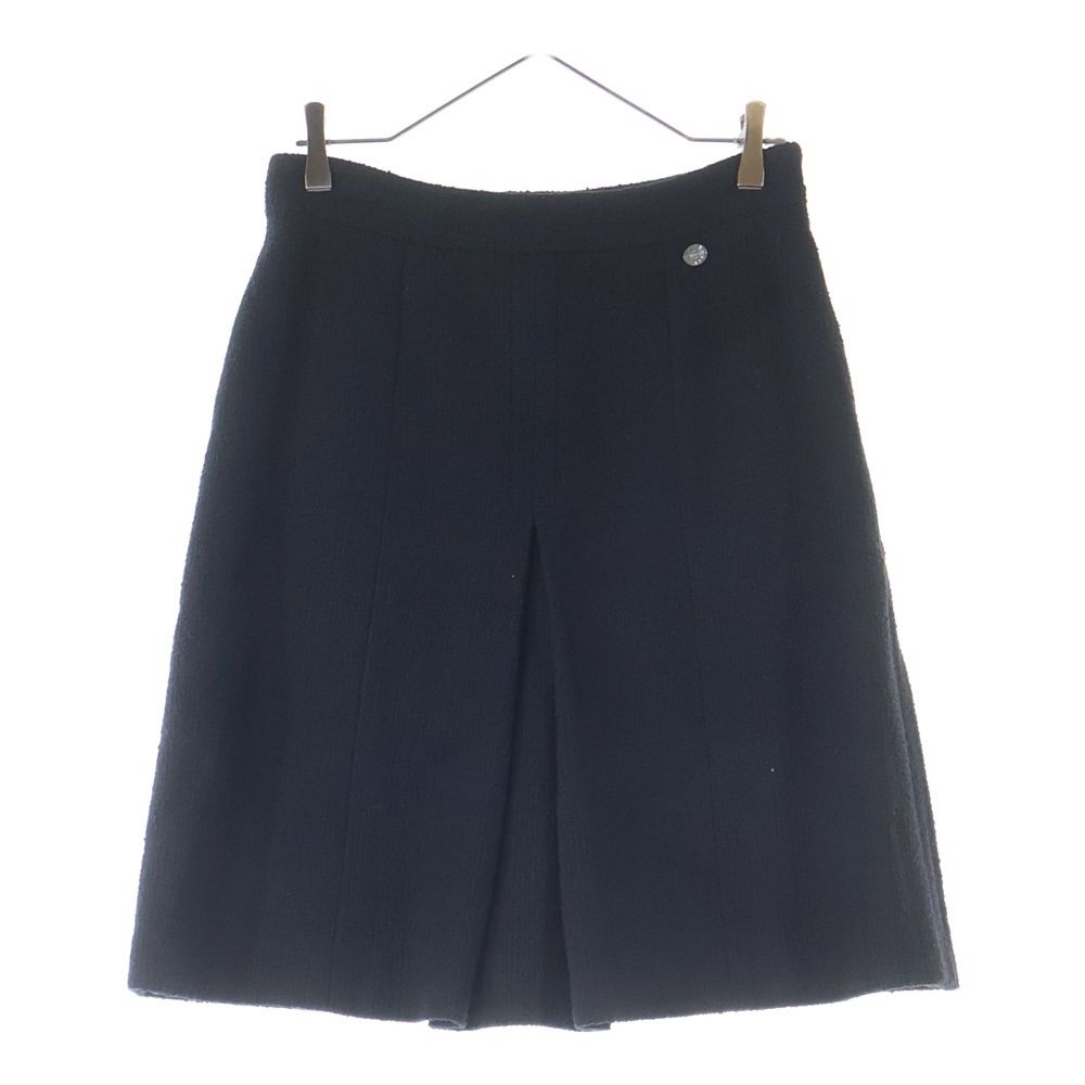 CHANEL (シャネル) ココマーク ロゴプレート コットン ツイード