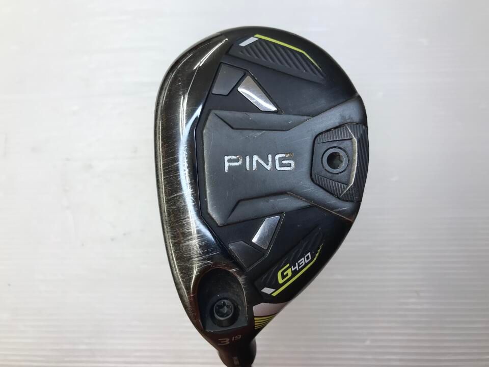 ピン G430 19度 TOUR 2.0 CHROME 85 Sフレックス ユーティリティ 中古