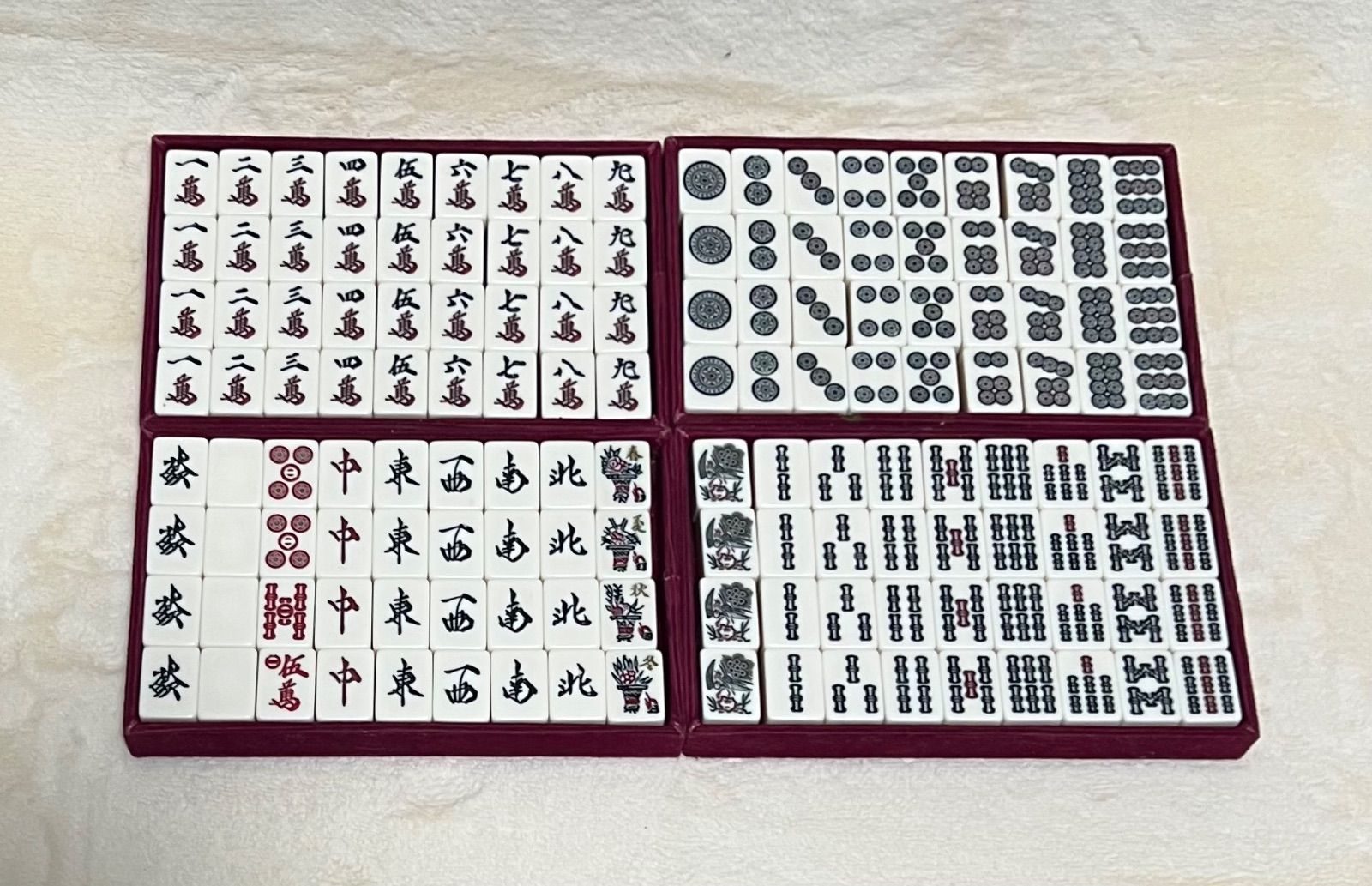 ミズノ丸一 麻雀牌 背緑 金彩 希少 - メルカリ