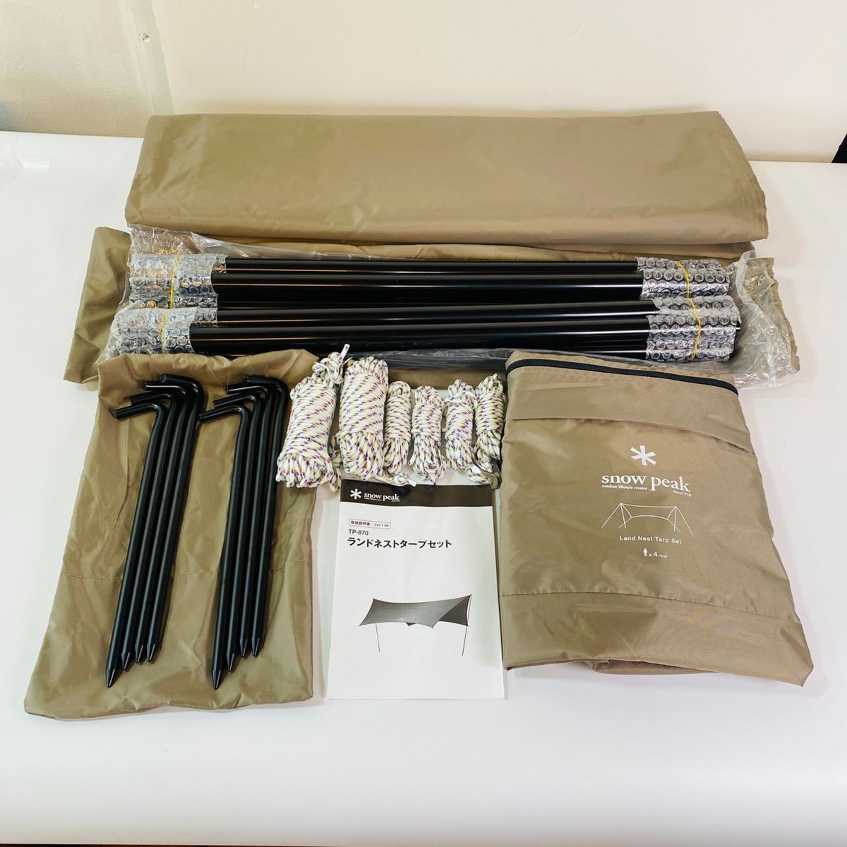 未使用品♪ スノーピーク ランドネストタープセット TP-870 snow peak