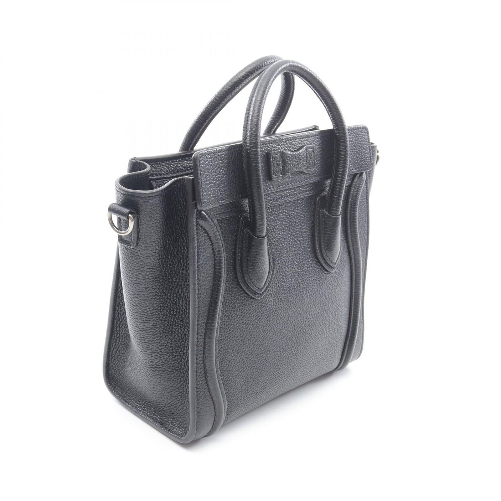 セリーヌ CELINE ハンドバッグ ラゲージ ナノショッパー ブラック