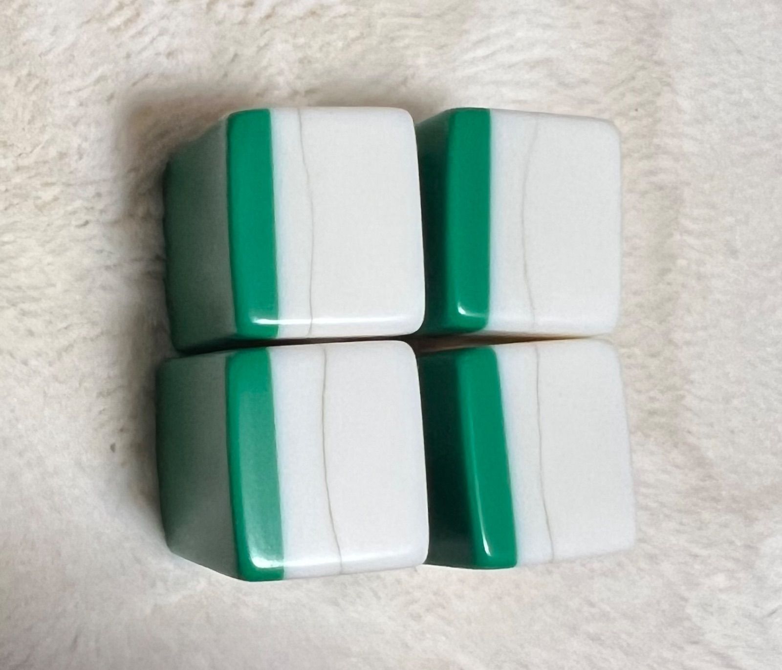 ミズノ丸一 麻雀牌 背緑 金彩 希少 - メルカリ