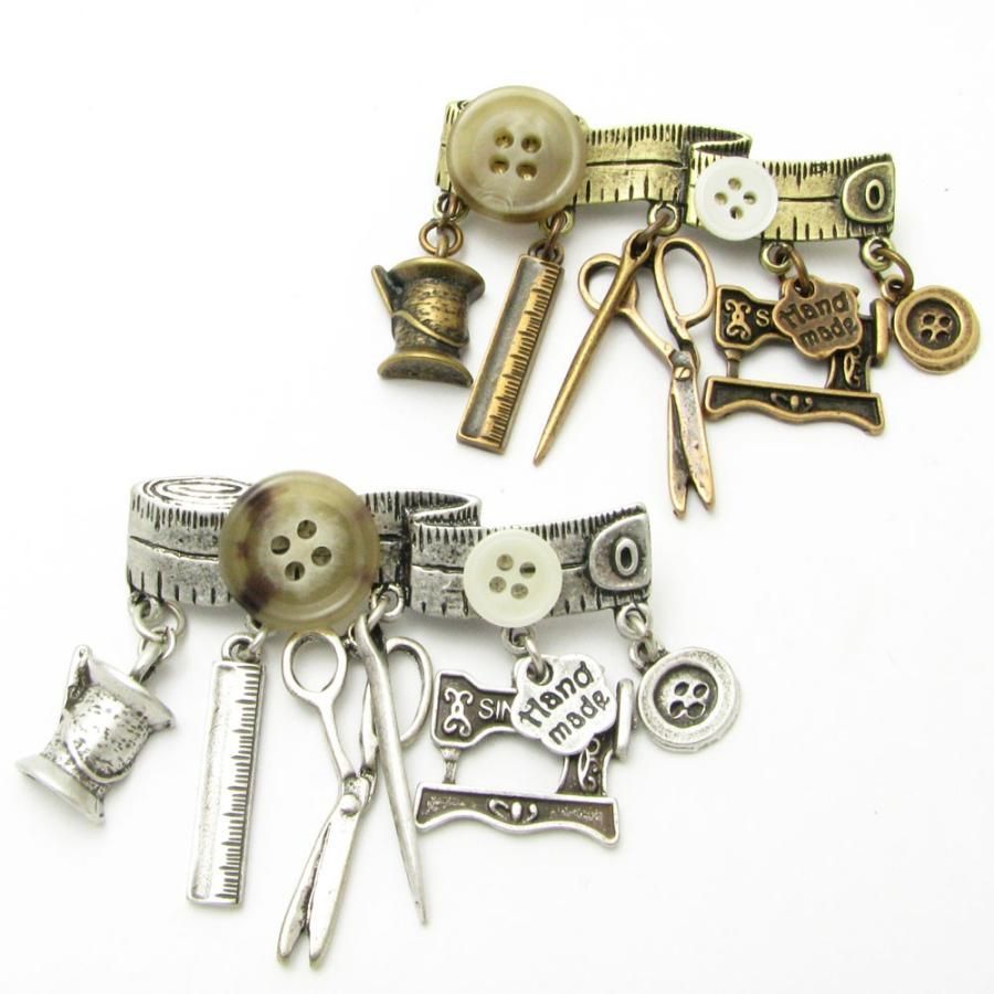 【専用】２点♡　イギリス　アンティーク　ハンドモチーフ　ブローチ　ブラス 専用】2点♡ イギリス アンティーク ハンドモチーフ ブローチ ブラス