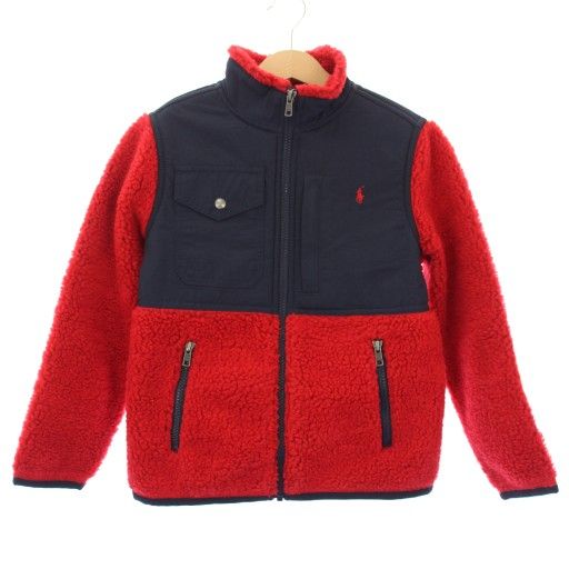 ポロ ラルフローレン POLO RALPH LAUREN ボア フリースジャケット 刺繍