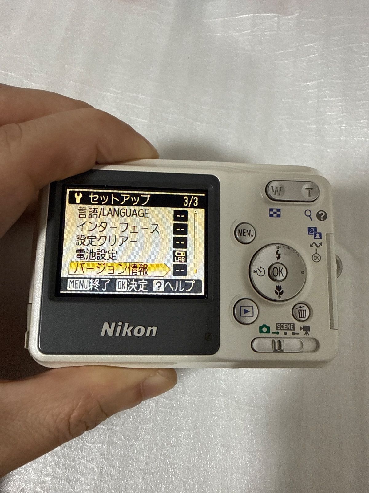 通電確認済みNikon デジタルカメラ COOLPIX L2 ホワイト 公式通販 美品