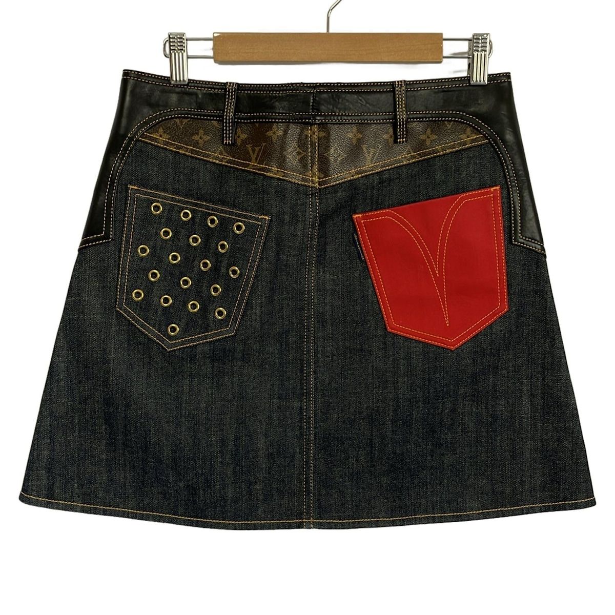 LOUIS VUITTON(ルイヴィトン) ミニスカート サイズ38 M レディース美品