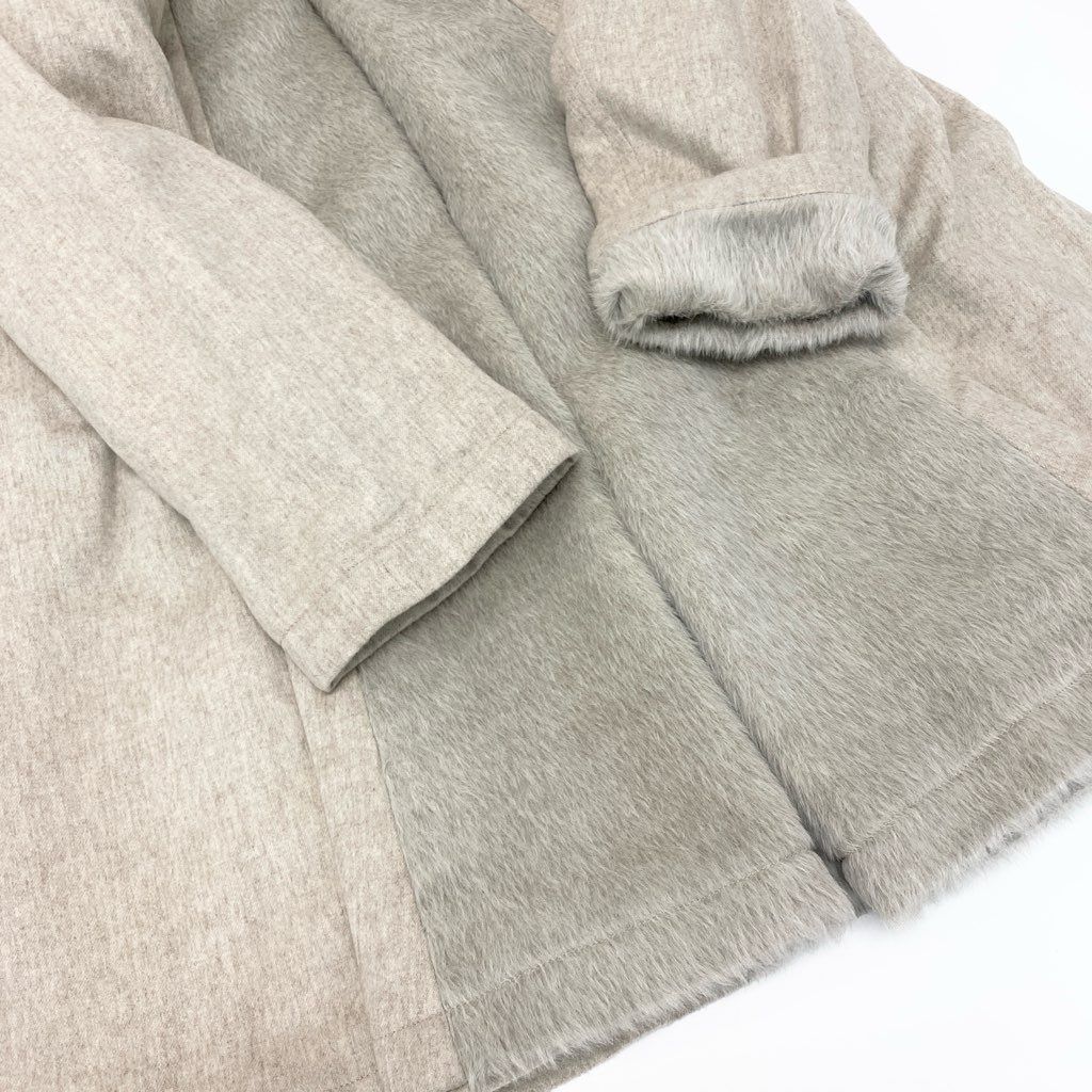 6l25《未使用保管品》定価95万 AGNONA アニオナ カシミヤ × アルパカ