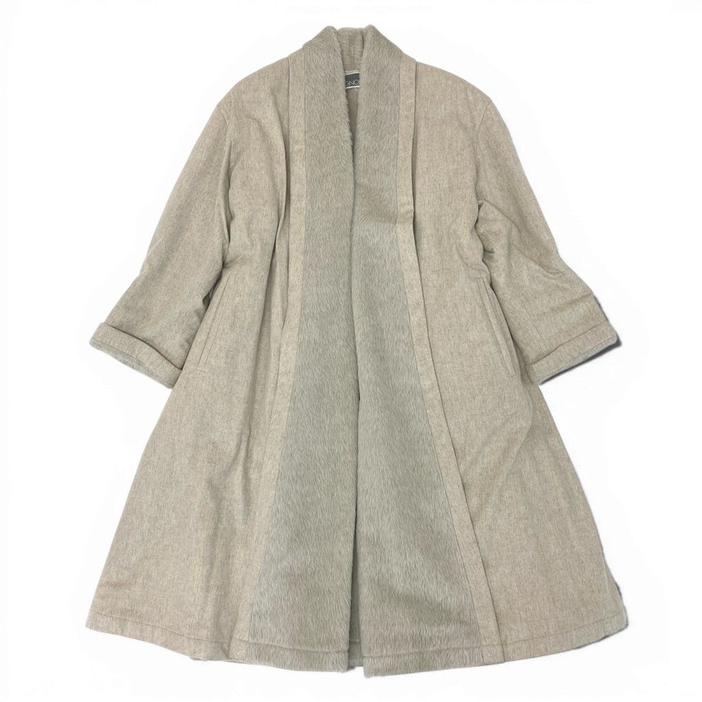 6l25《未使用保管品》定価95万 AGNONA アニオナ カシミヤ × アルパカ