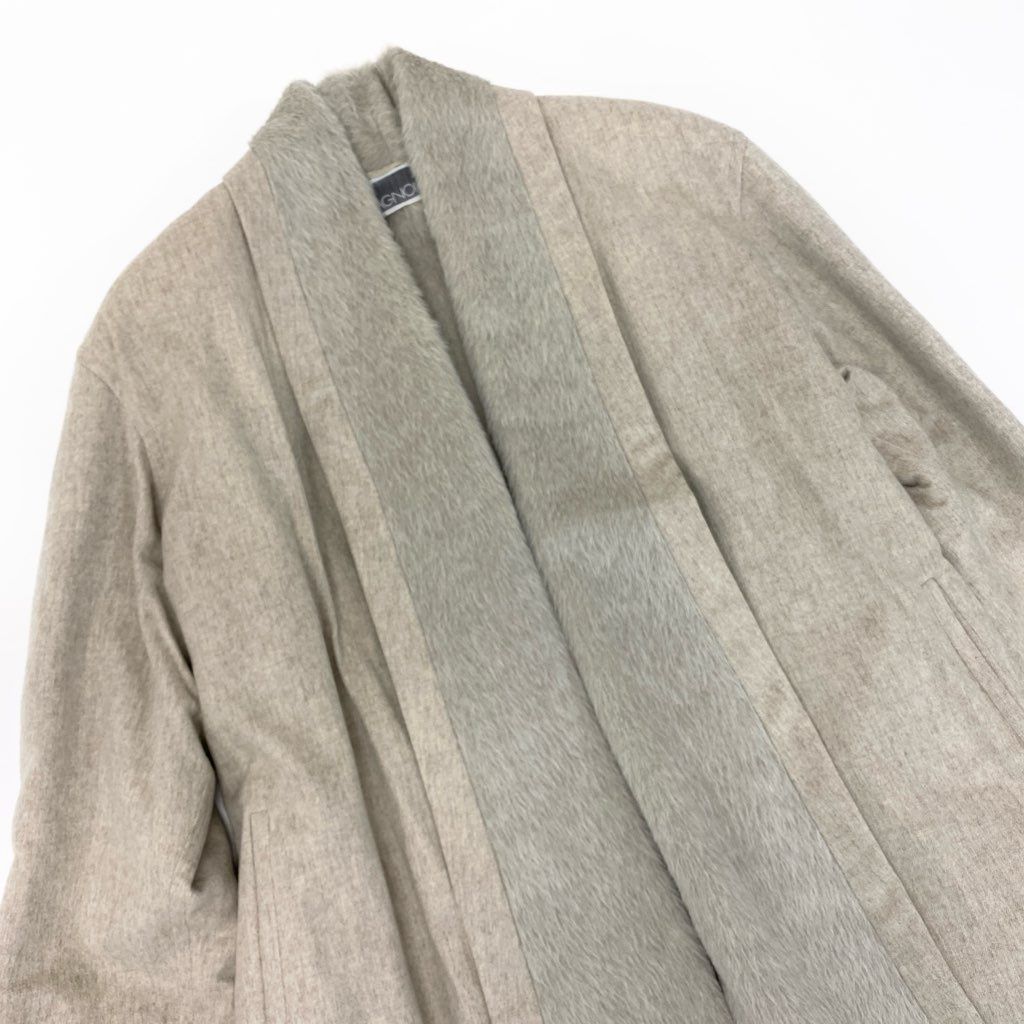 6l25《未使用保管品》定価95万 AGNONA アニオナ カシミヤ × アルパカ