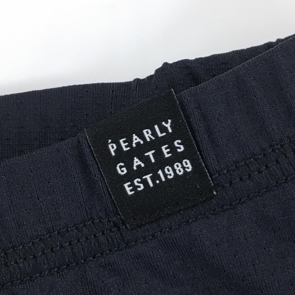 超美品】パーリーゲイツ レギンス 黒 メッシュ調生地 レディース FR