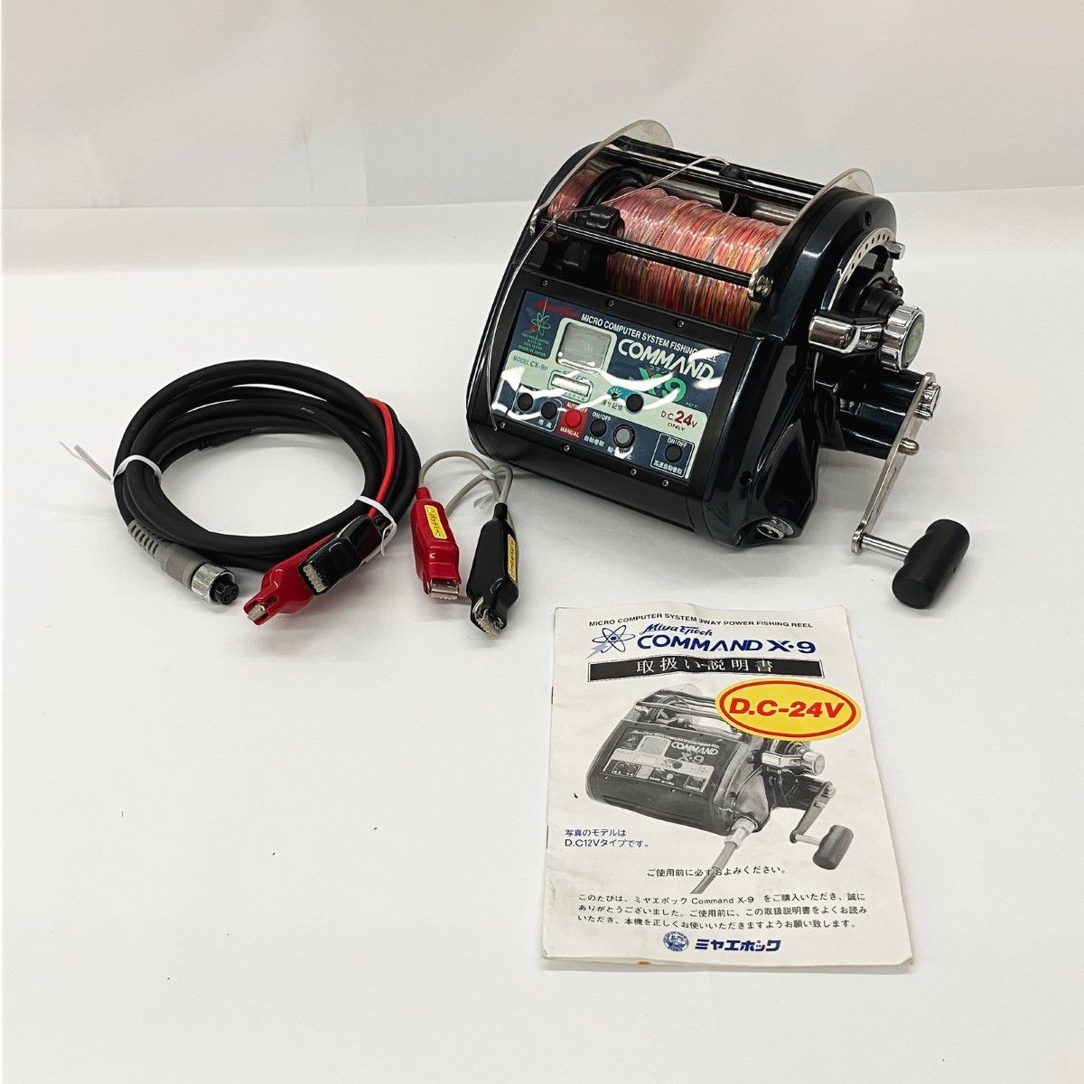 美品　コマンド　ミヤマエ　ミヤエポック　COMMAND X-9SP 電動リール 楽天市場】【ミヤエポック】・COMMAND Z-9 12V/24V 選択性□電動リール