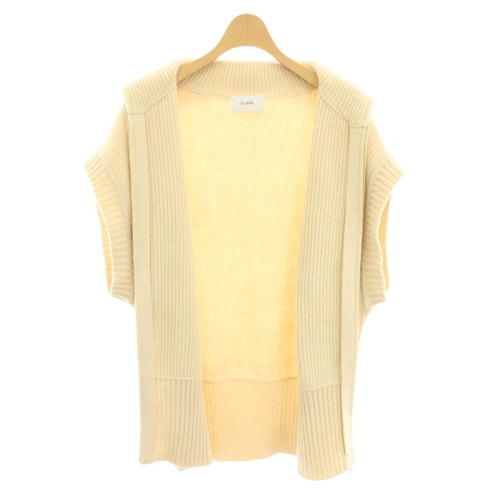 クラネ CLANE ジップカラーニットベスト ZIP COLLAR KNIT VEST ジレ