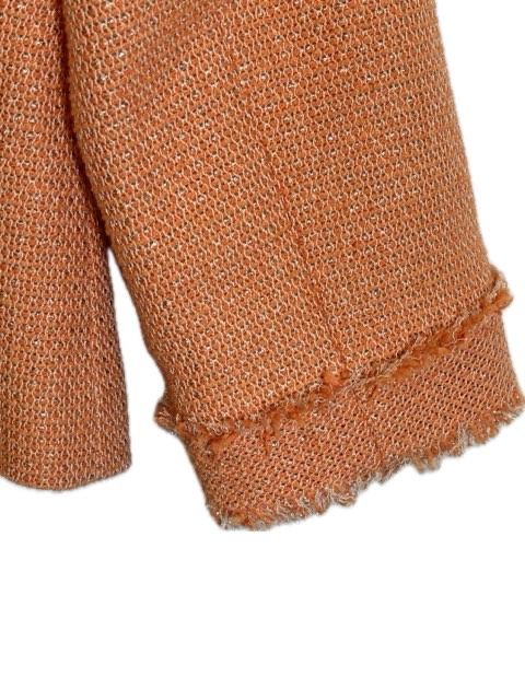 オースチンリード✨素敵なジャケット✨ オースチン リード Austin Reed ツイード ノーカラー ジャケット 38