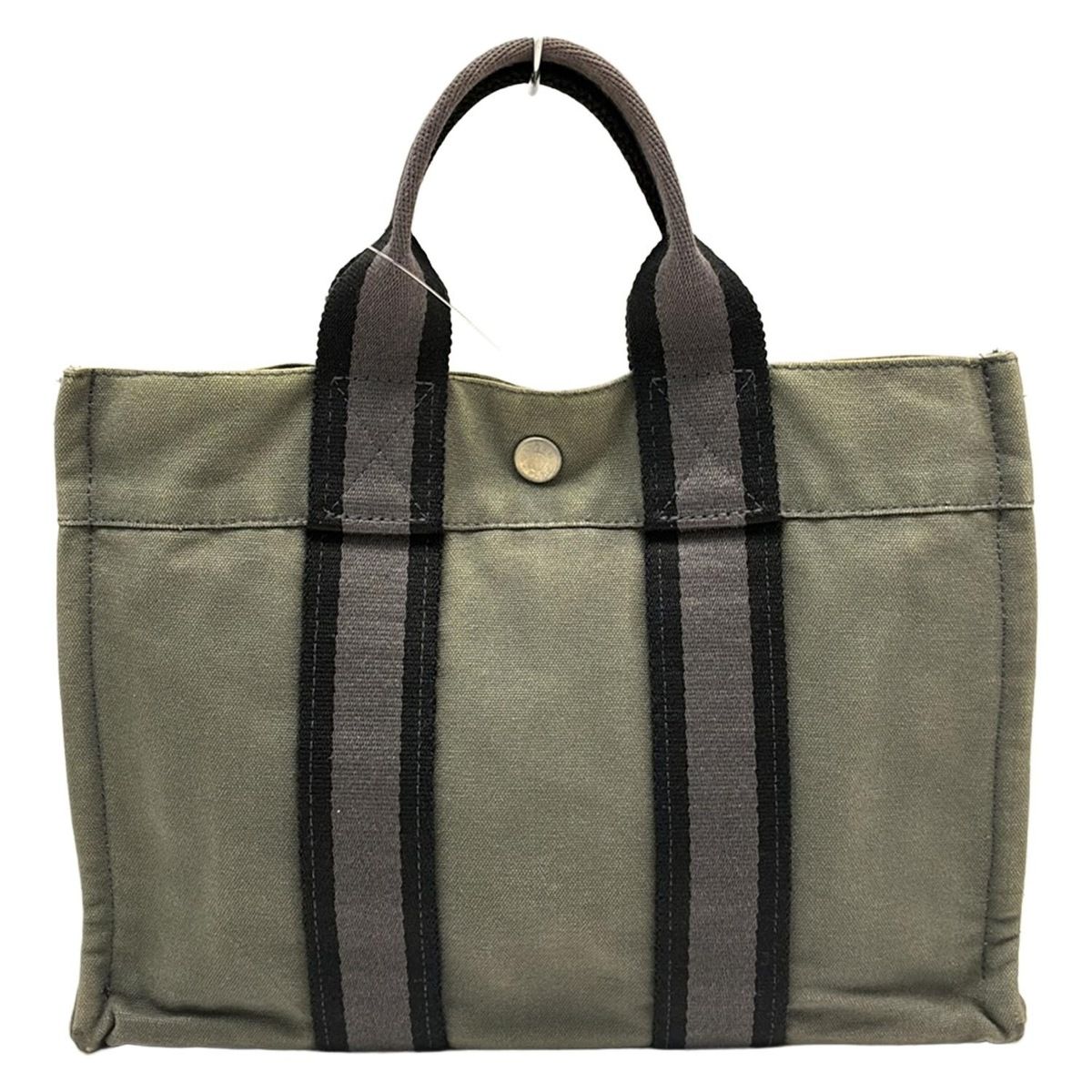 HERMES(エルメス) トートバッグ フールトゥトートPM グレー×黒 【公式 