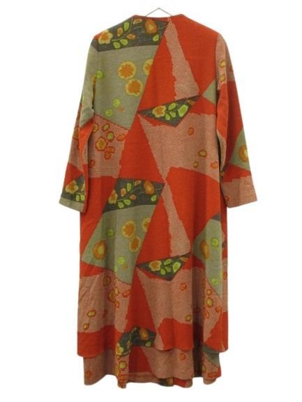 シセンドウ 詩仙堂 HITOSHI TAMURA ちりめん 縮緬 レイヤード ロング