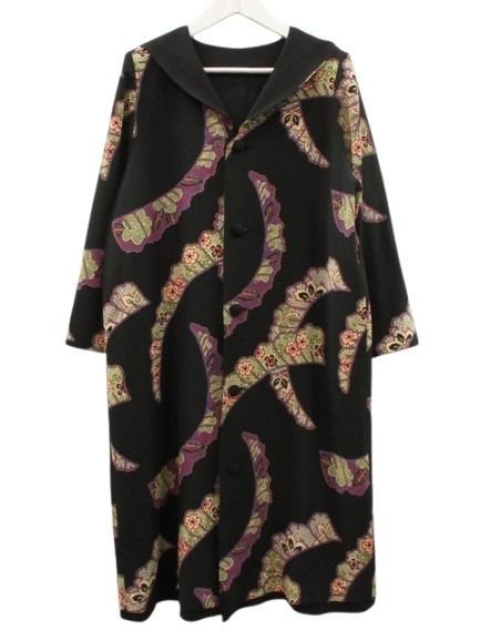 シセンドウ 詩仙堂 HITOSHI TAMURA ちりめん 縮緬 リバーシブル ロング