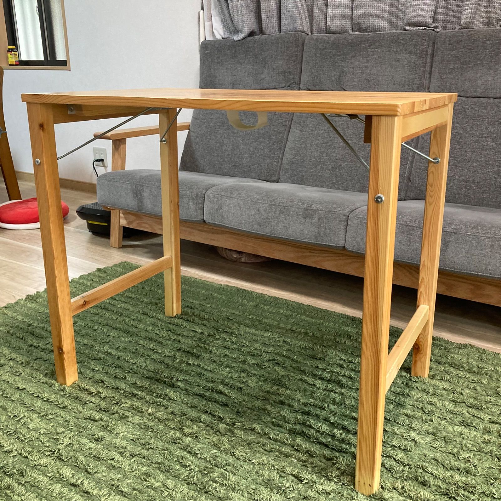 無印良品 パイン材テーブル・折りたたみ式 幅800mm - メルカリ