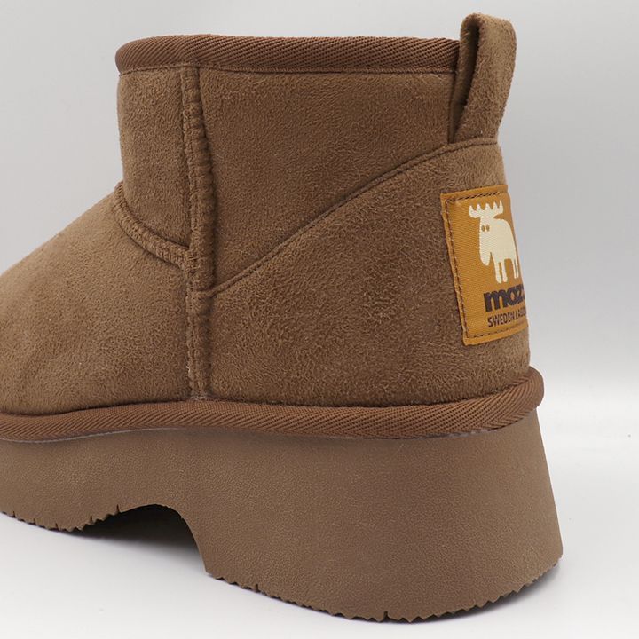 モズ moz MZ7160 厚底 ムートンブーツ 撥水 レディース 25AW 新品