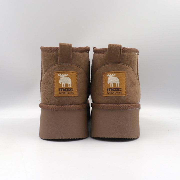 モズ moz MZ7160 厚底 ムートンブーツ 撥水 レディース 25AW 新品