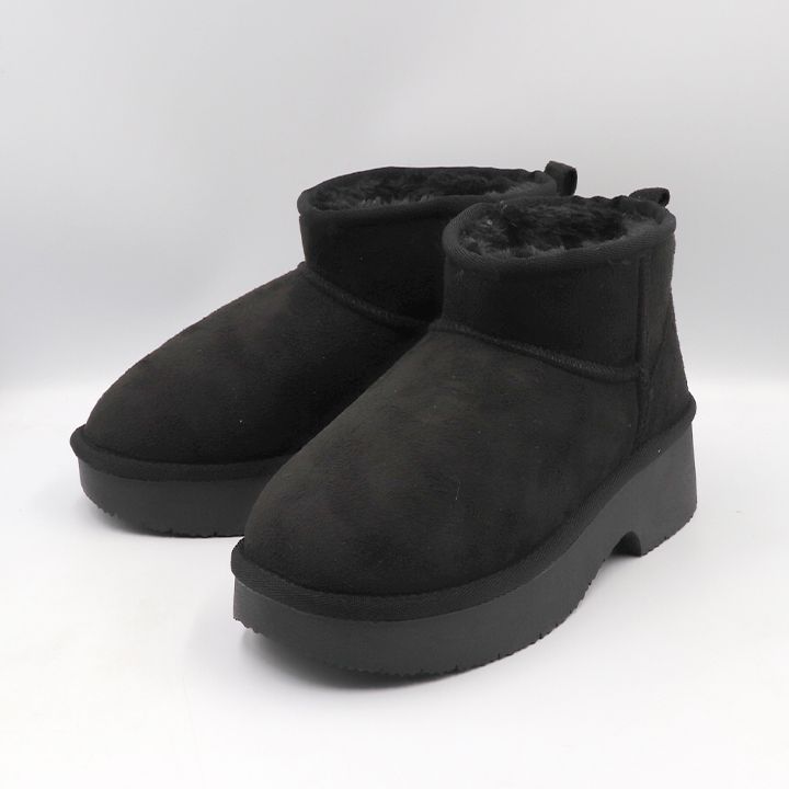 モズ moz MZ7160 厚底 ムートンブーツ 撥水 レディース 25AW 新品