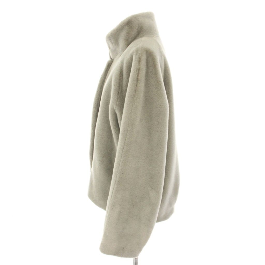 【中古】マルゥ ユナイテッドアローズ ブルゾン ジャケット フェイクファー グレー 9125-699-0035 レディース マルゥ ユナイテッドアローズ MARW UNITED ARROWS ブルゾン Blouson