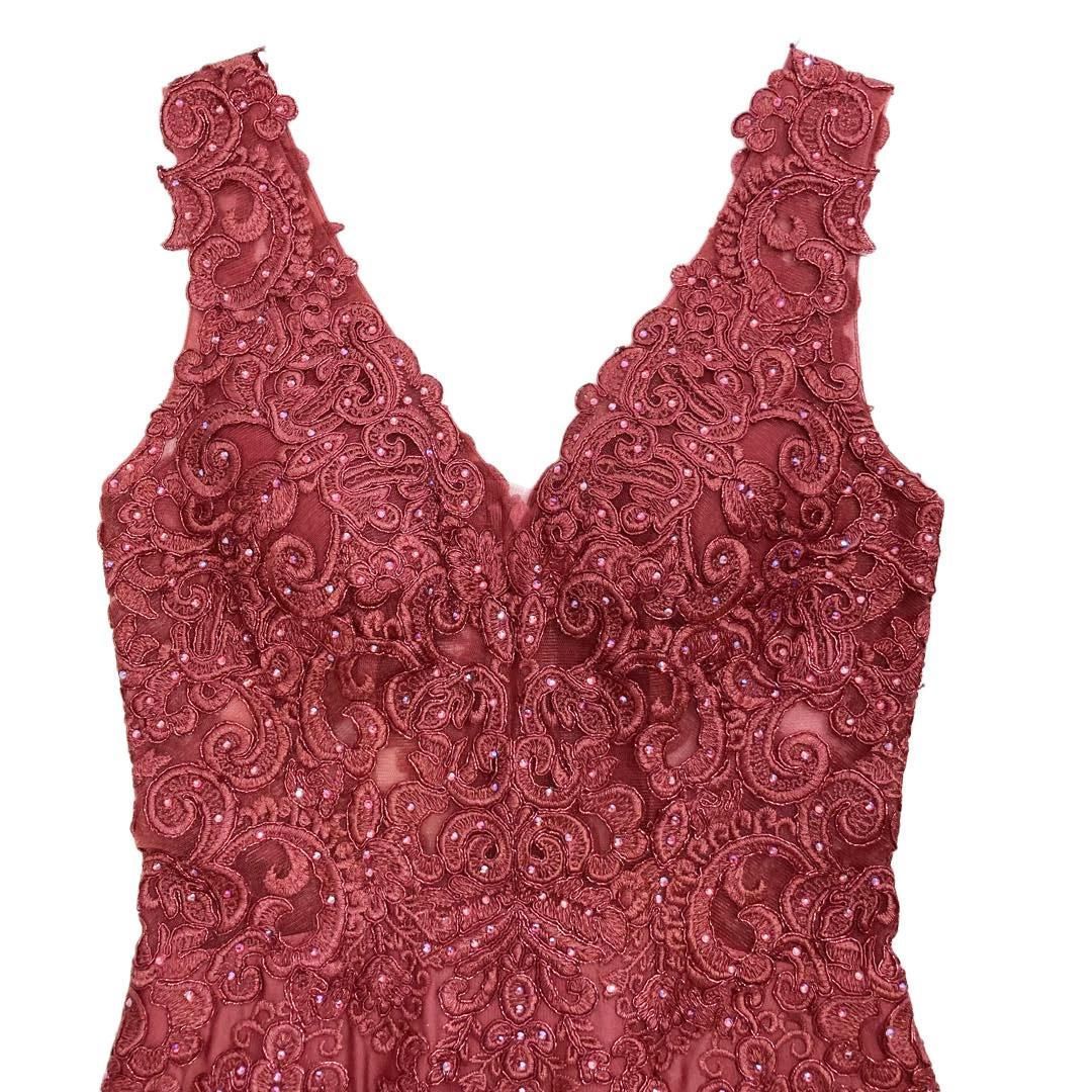 ERUKEI SETTAN / エルケイセッタン】レース Aライン ミディアムドレス