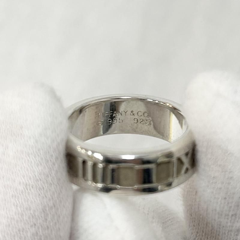 専用出品 ティファニー アトラスリングシルバー 日本だと9号サイズ 楽天市場】ティファニー リング シルバー アトラス ec-20003 指輪 ＃9