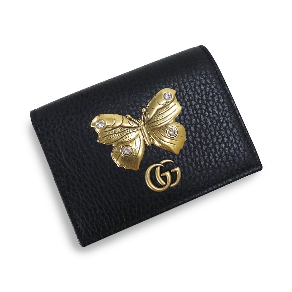 国内正規品・新品】グッチ GUCCI GGマーモント コンパクト 三つ折り