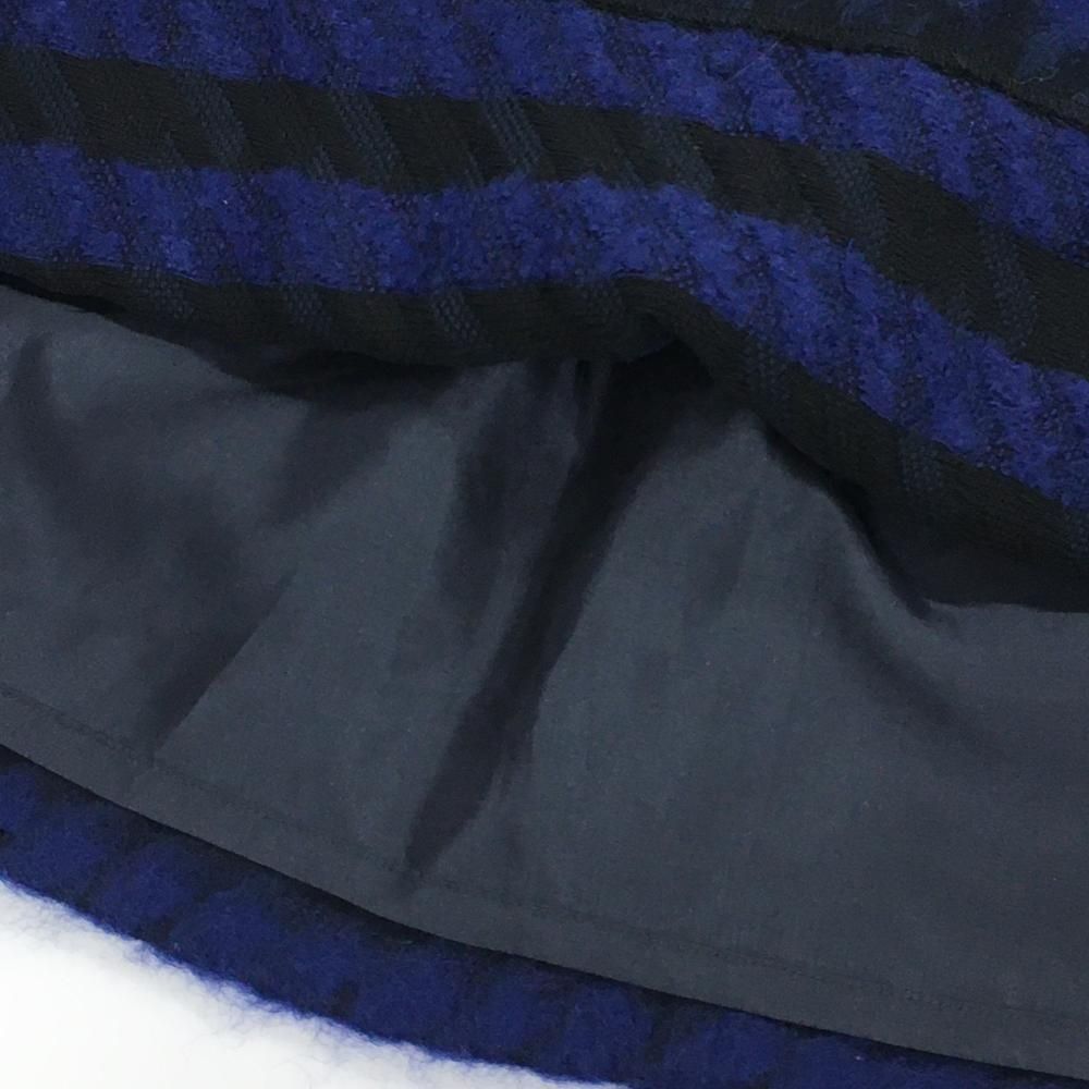 美品】パーリーゲイツ スカート ネイビー×ダークネイビー ギザギザ