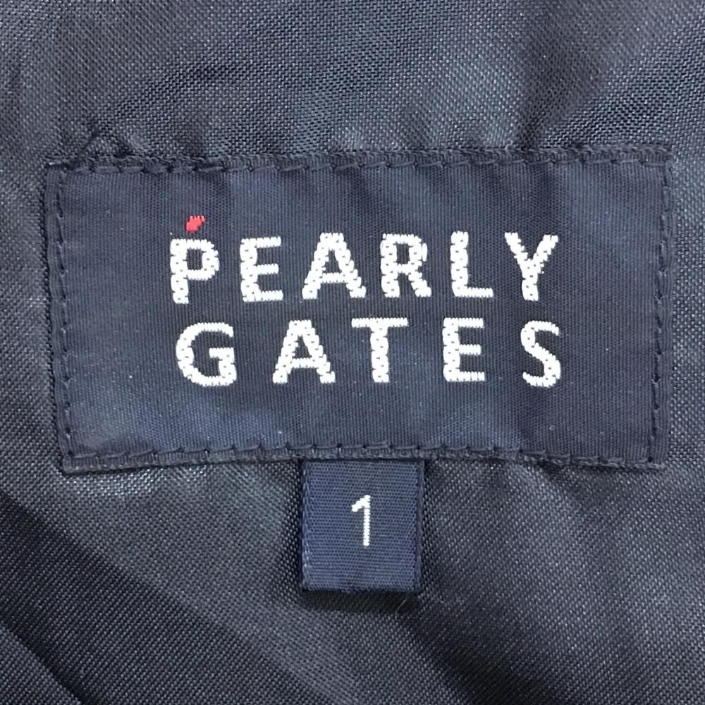 【新品タグ付】パーリーゲイツ　ゴルフスカート　ボーダー　紺 美品】パーリーゲイツ スカート ネイビー×ダークネイビー ギザギザ