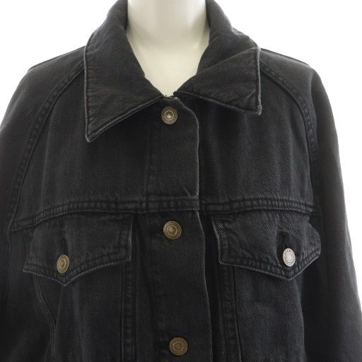 ブリル BRILL デニムジャケット ジージャン Gジャン 38 黒 ブラック